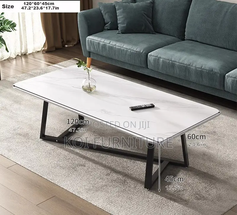 Home Table; Elegant Rectangular Center Table With Premium Finish