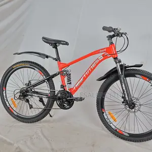Newtimes Spark 26-Inch Dual Suspension Mountain Bike - Red Black