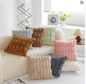 Rabbit Fur Throw Pillows