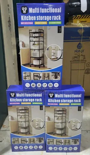 Multifunctional Kitchen Storage Floor Stand Rack