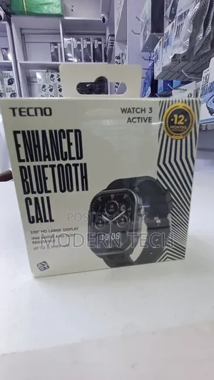 Tecno Watch 3 Active Fitness Smartwatch