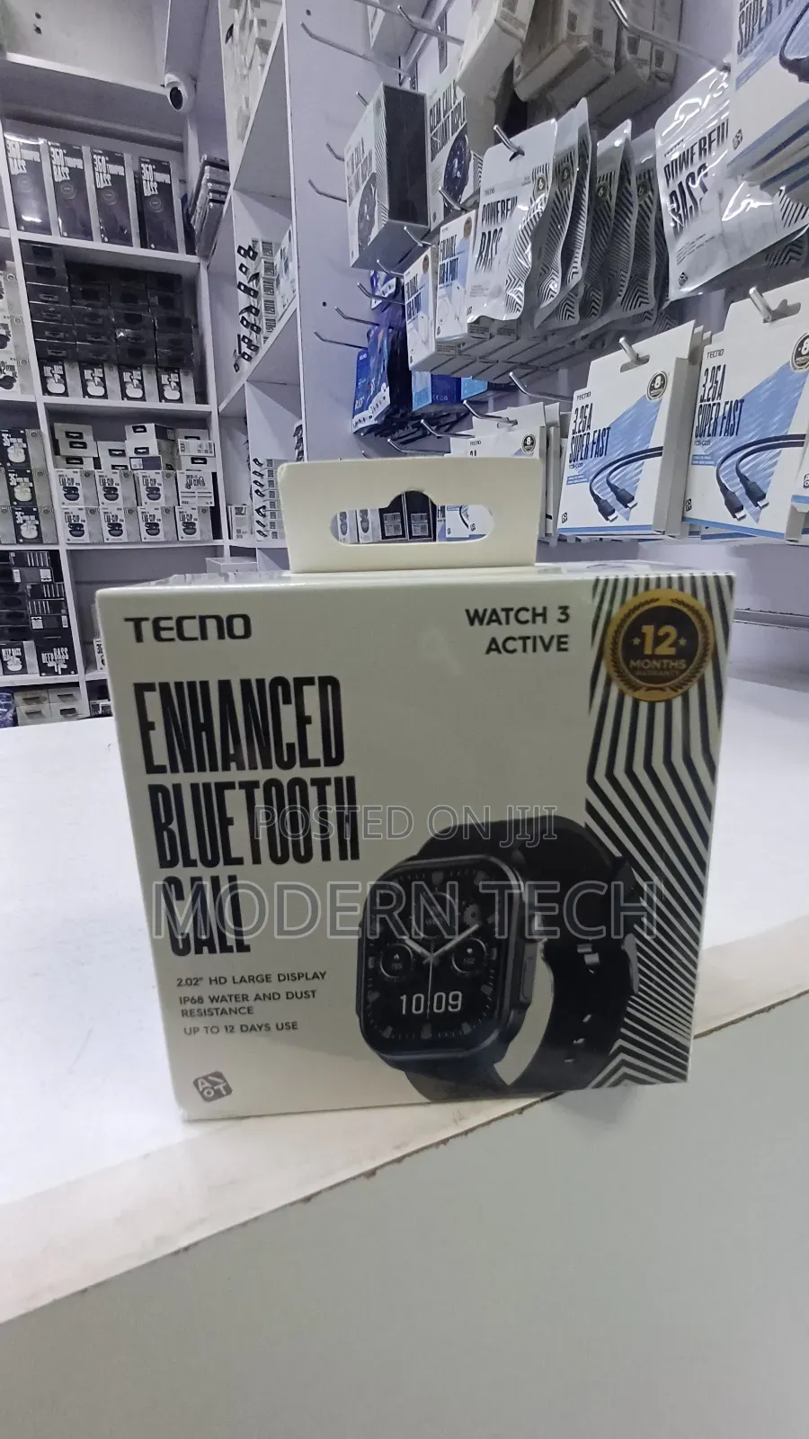 Tecno Watch 3 Active Bluetooth Calling Watch