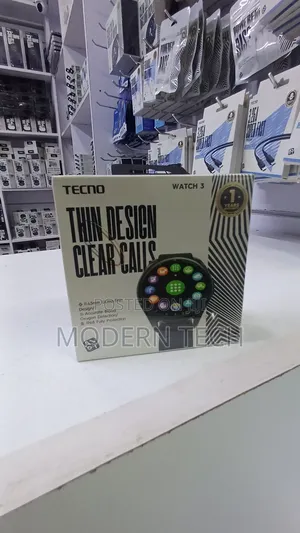 Tecno Watch 3 Round Smartwatch 1.39′′ Display Ip68