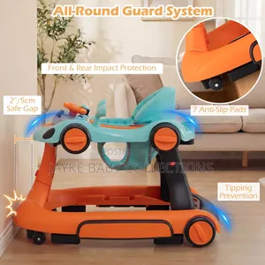 6-in-1 Baby Walker Rocker – Safe First Steps Support