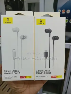 The Baseus Encok Cz11 Wired Earphone With a Type-C Connector.