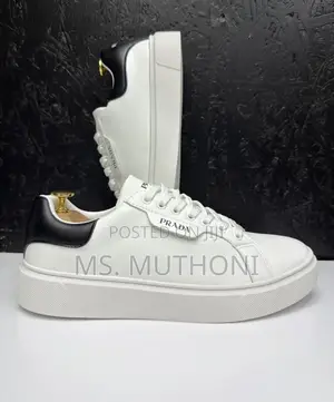 Prada Downtown Leather Sneakers Size 40-45