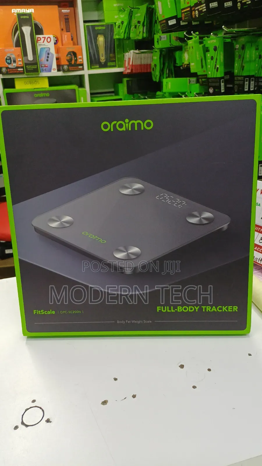 Oraimo Fitscale Smart Led Body Fat Scale