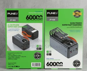 Punex Jy-622 Large-Capacity Power Bank With Lantern.