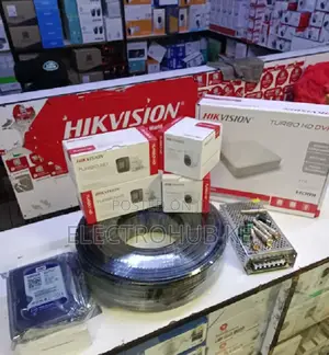 Hikvision Cameras 2mp 4 CCTV Package Set Cameras -500gb HDD