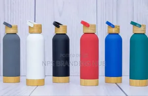 Wooden Base Lid Skin Feel Thermal Flask Hub