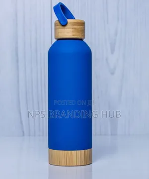 Wooden Base Lid Skin Feel Thermal Flask Hub