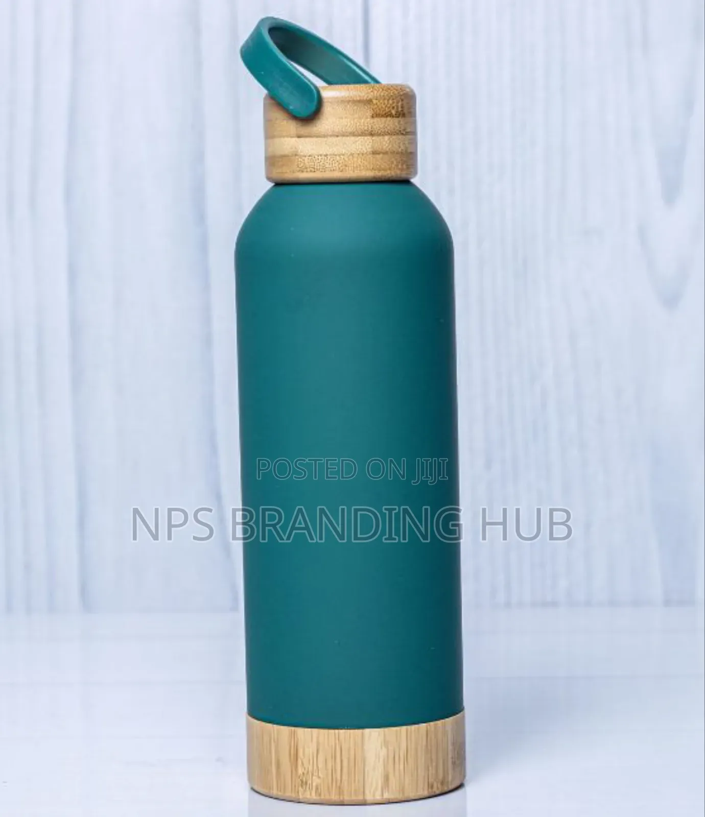 Wooden Base Lid Skin Feel Thermal Flask Hub