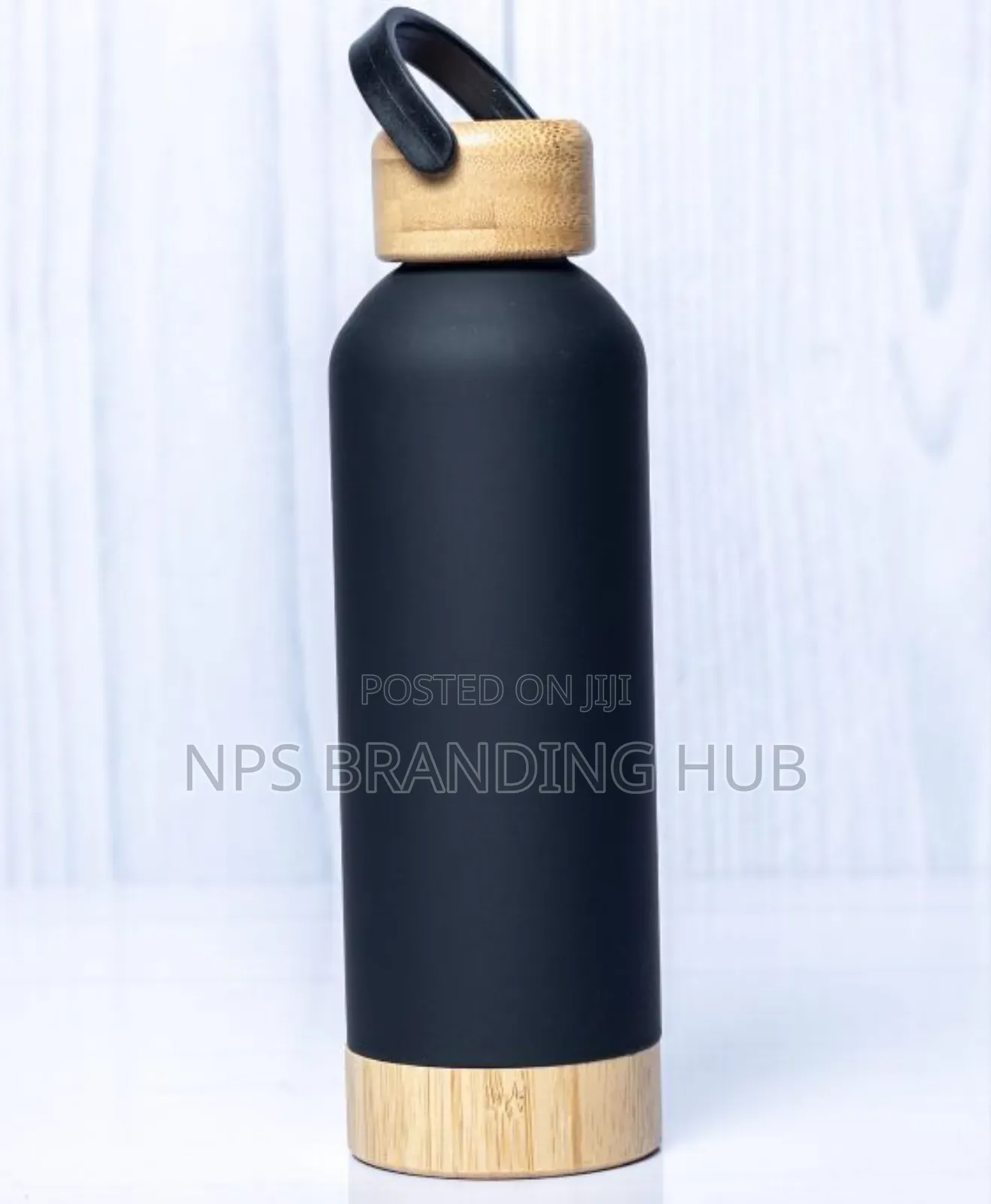 Wooden Base Lid Skin Feel Thermal Flask Hub
