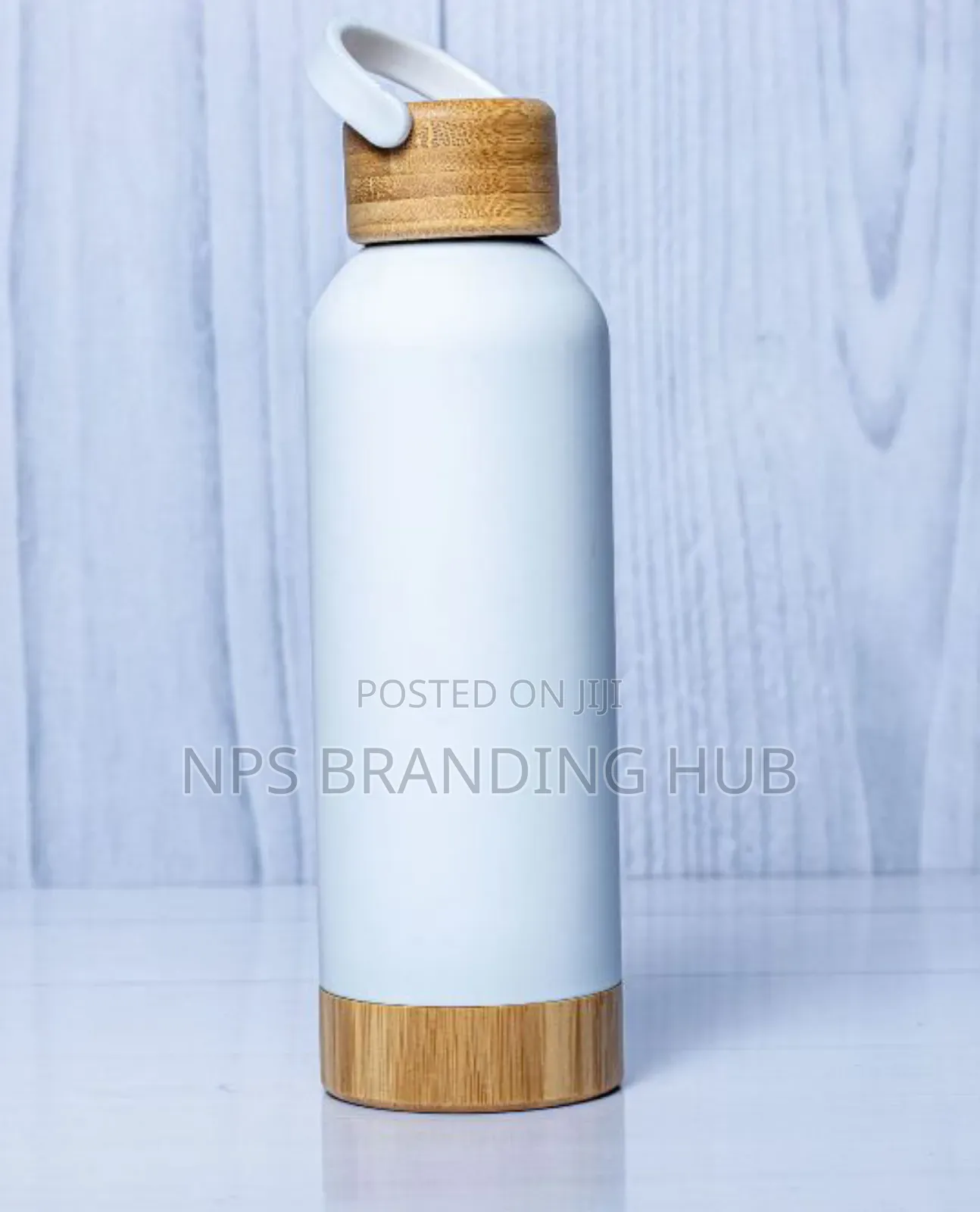 Wooden Base Lid Skin Feel Thermal Flask Hub