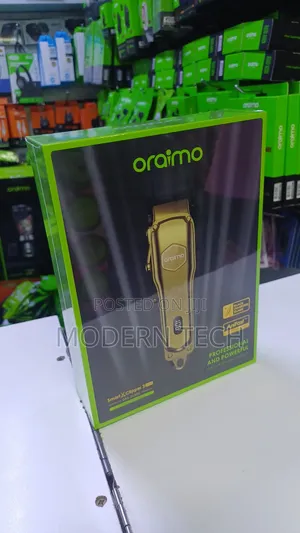 Rechargeable Oraimo Smart Clipper 2 – Gold Professional Hair Cutter