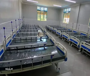 Quality Single Crank Bed With Matress, Feeding Table and Drip Stand