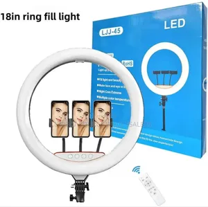 18 Inches Ringlight With Three Phone Holders