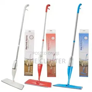 *Rotating Microfiber Spray Mop*
Color. White/Gray