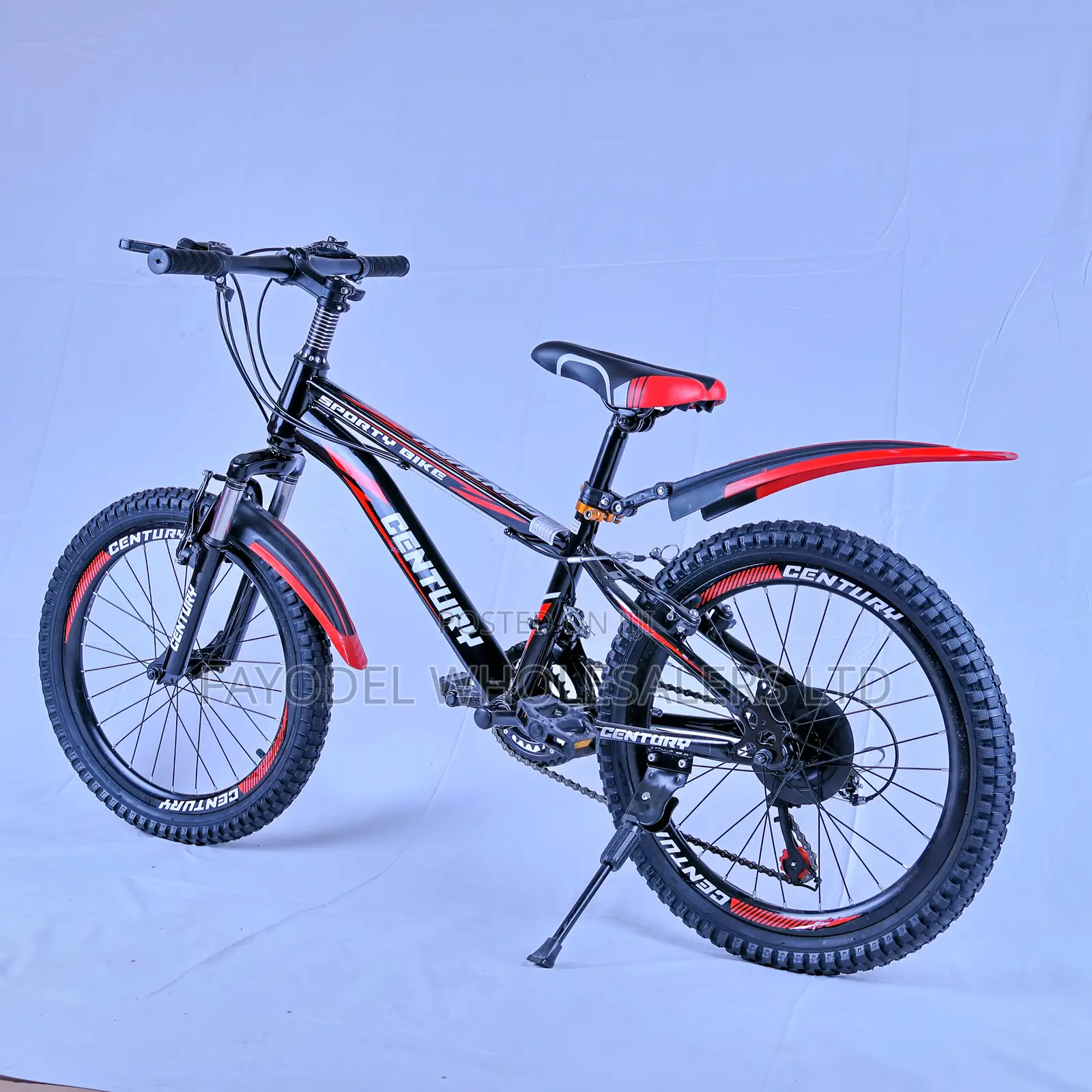 Racing Black Red Century Bicycle – Ages 8-13