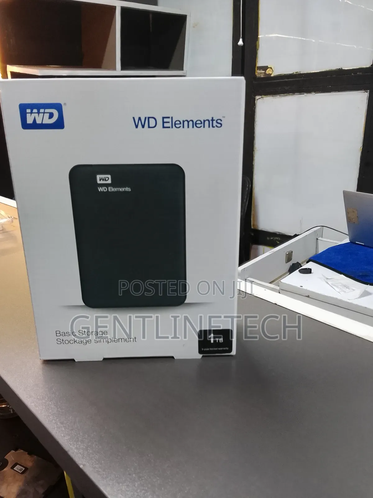 Western Digital 1tb External HDD – Wd Elements Drive