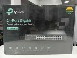 Tp-Link Tl-Sg1024d 24-Port Gigabit Switch - Black
