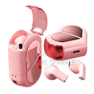 Generic Transformable Cute Heart-Shaped Bluetooth Earbud.