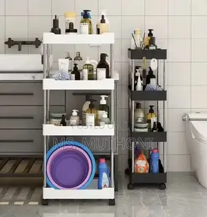 Versatile 4 Layer Storage Rack With Wheels.