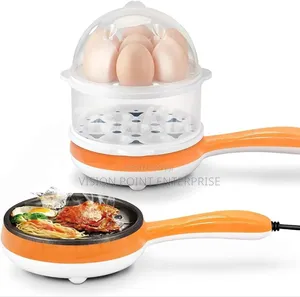 Double Egg Boiler With Magic Pan