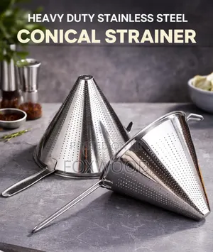 Stainless Steel v-Shaped Conical Strainer