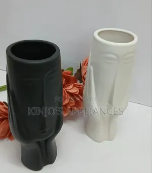 Face Decorative Flower Vase