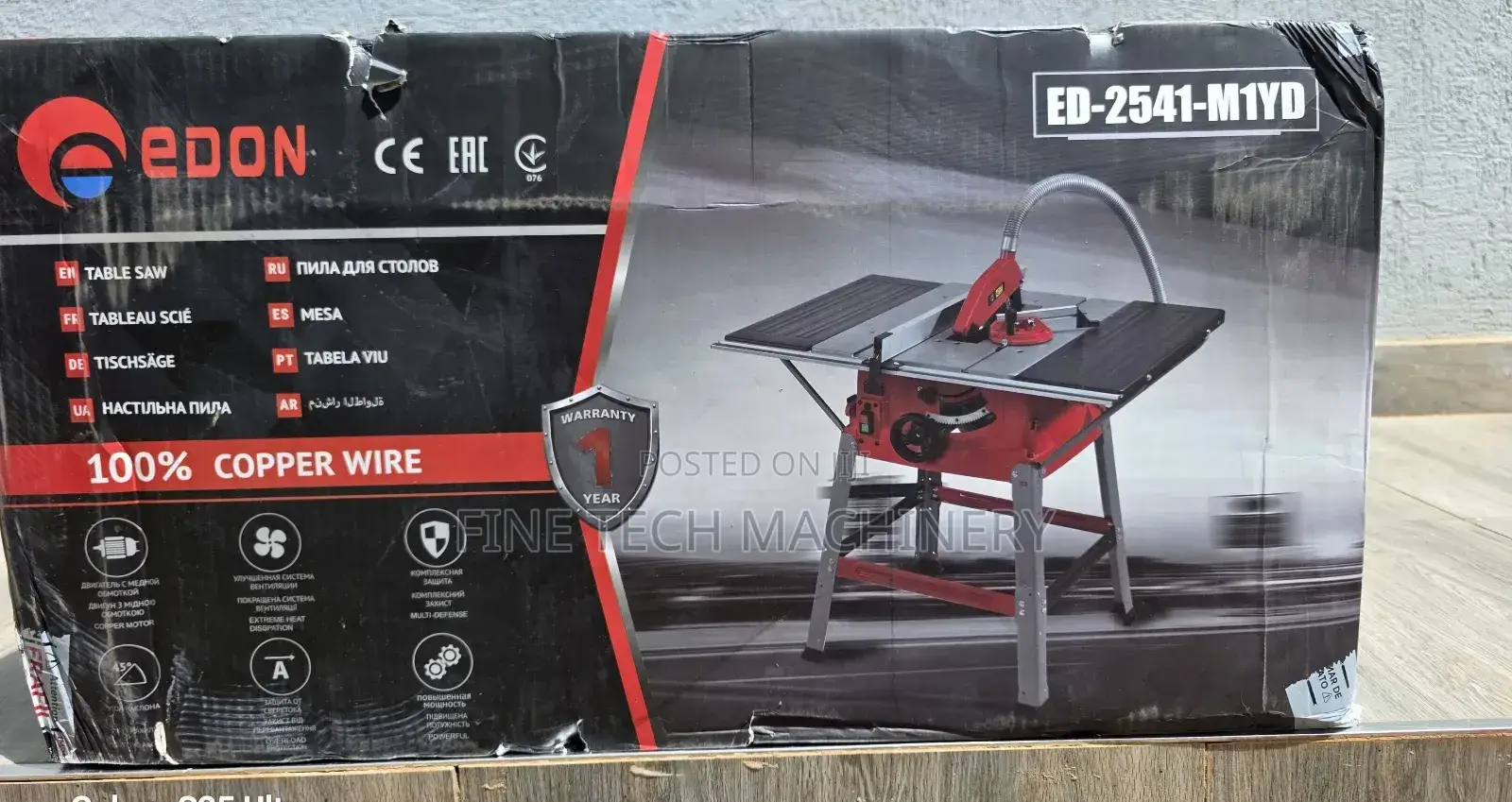 Edon Electric Table Saw