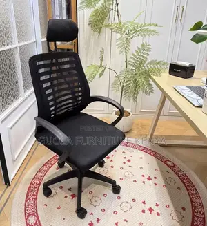 Swivel Ergonomic Task Chair With Headrest