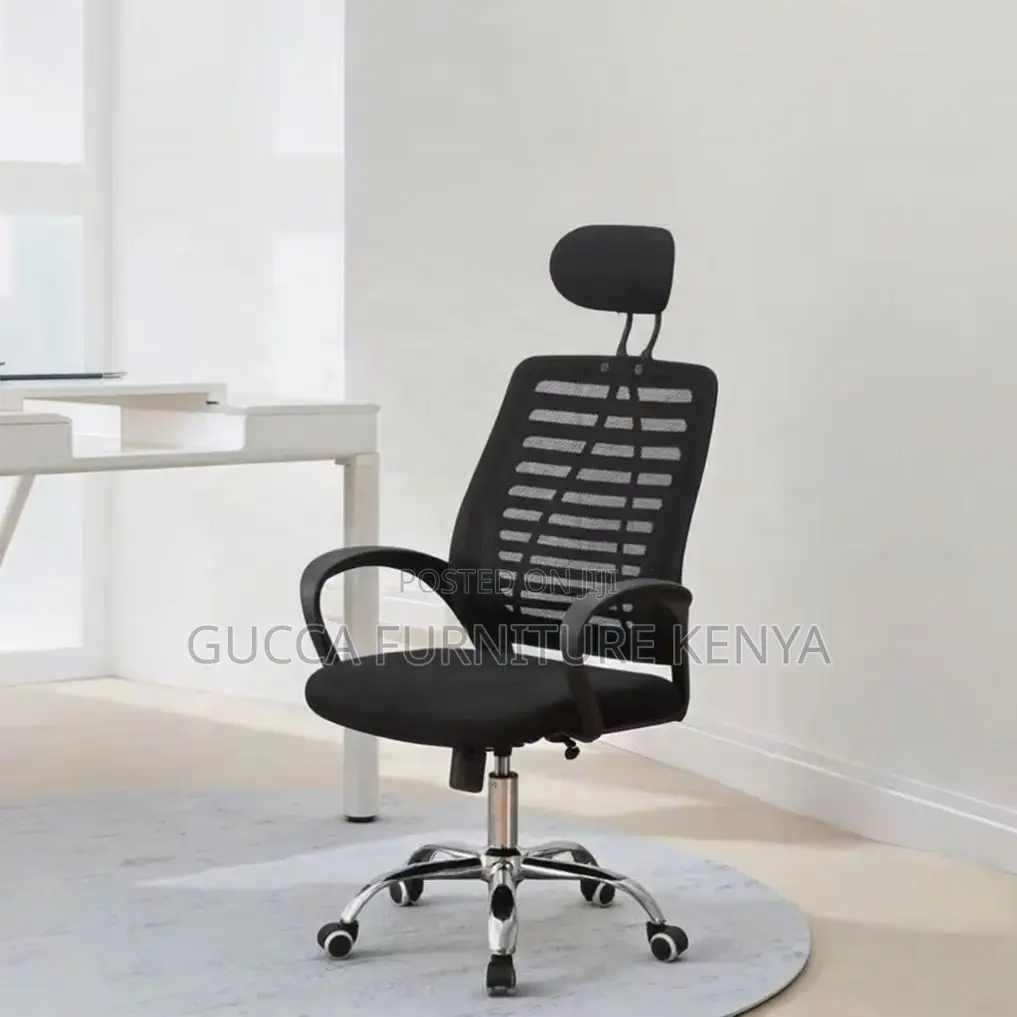 Swivel Ergonomic Task Chair With Headrest