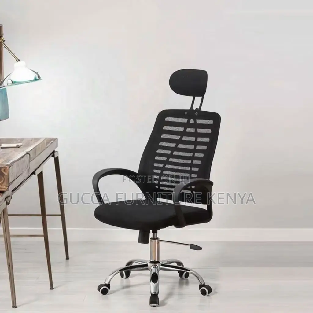 Swivel Ergonomic Task Chair With Headrest