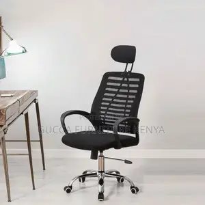 Swivel Ergonomic Task Chair With Headrest