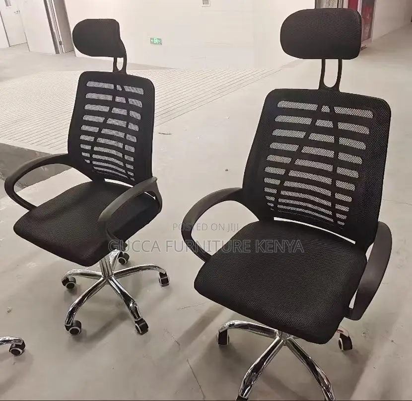 Swivel Ergonomic Task Chair With Headrest