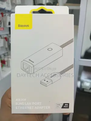 Baseus Lite Series Ethernet Adapter Usb-a to Rj45 Lan Port (100mbps)