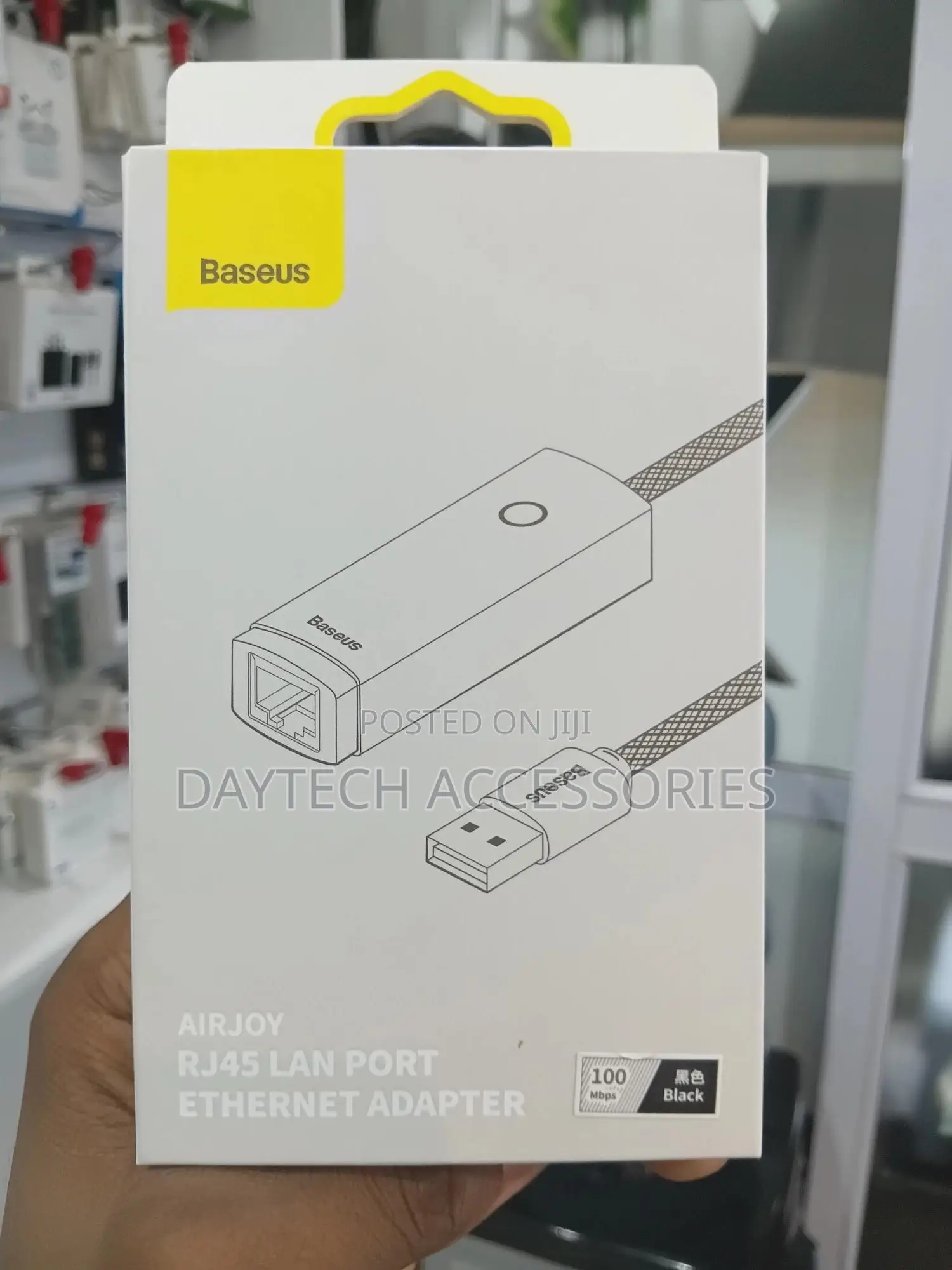 Baseus Lite Series Usb to Rj45 Network Adapter 100mbps (Grey)