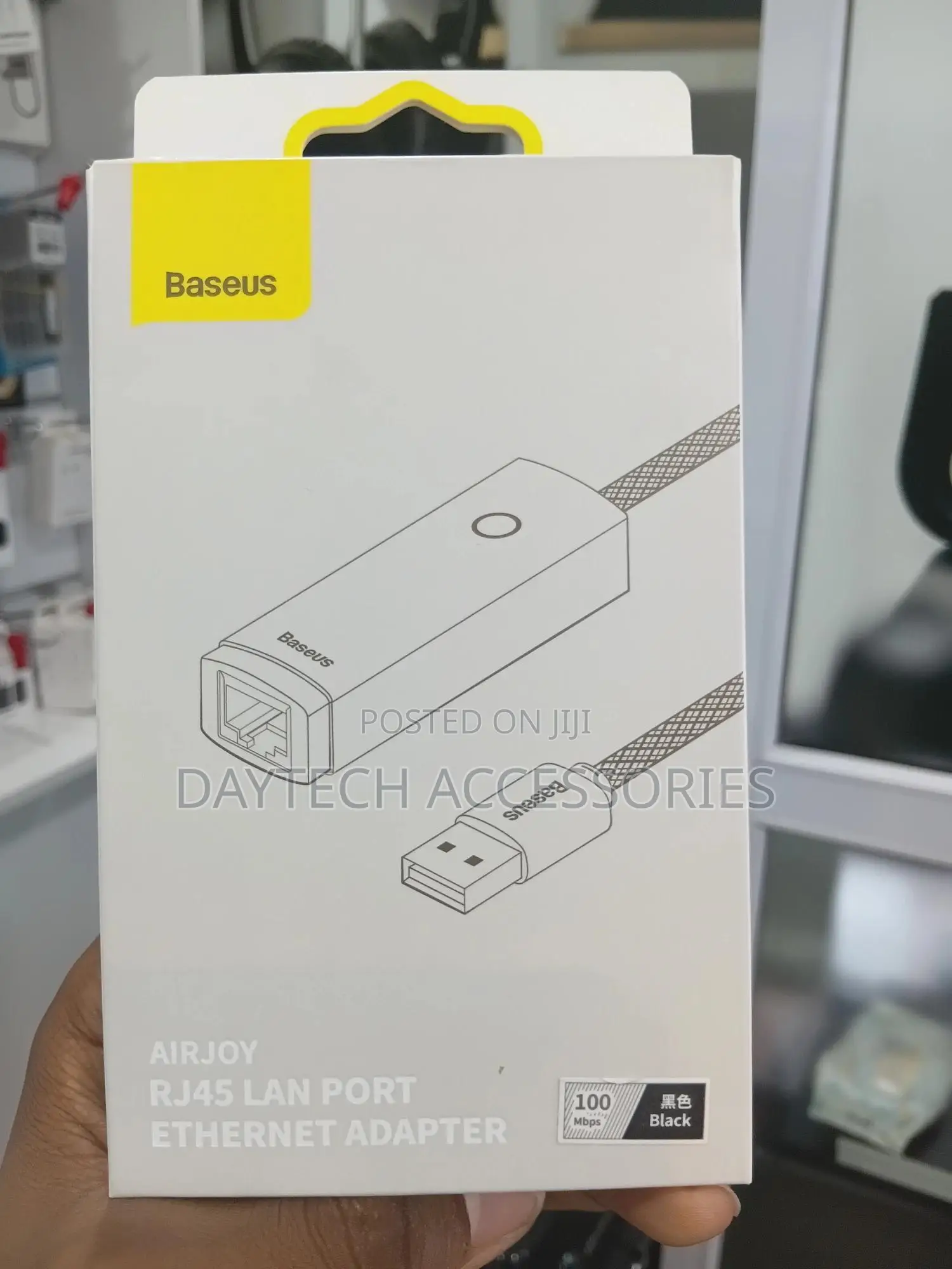 Baseus Lite Series Usb to Rj45 Network Adapter 100mbps (Grey)