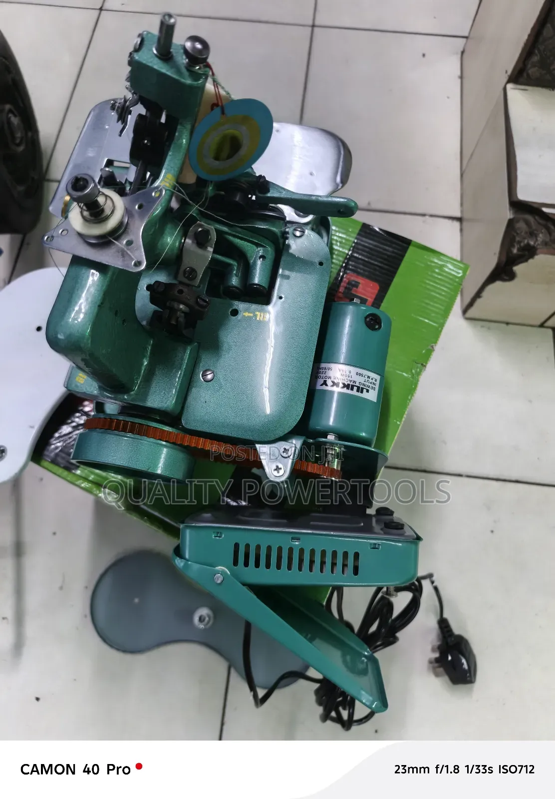 Overlock Sewing Machine +Motor