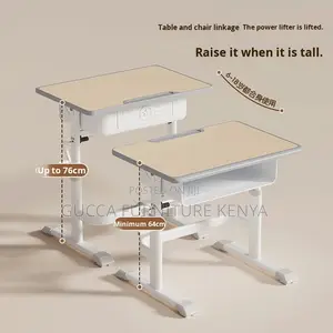 Adjustable Kid's Classroom Study Desk and Chair