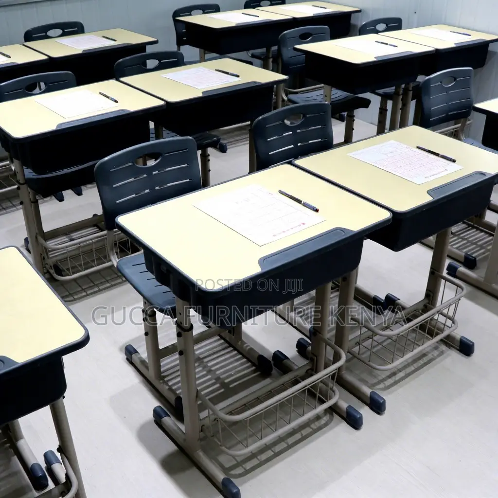 Adjustable Kid's Classroom Study Desk and Chair