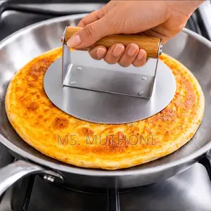 14 Cm Heavy Duty Round Stainless Steel Chapati Spinner\Burger Press
