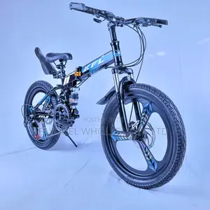 Blue/Black XFL Foldable Mountain Bike (8-13yrs)