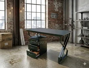 New Metallic Black Desk