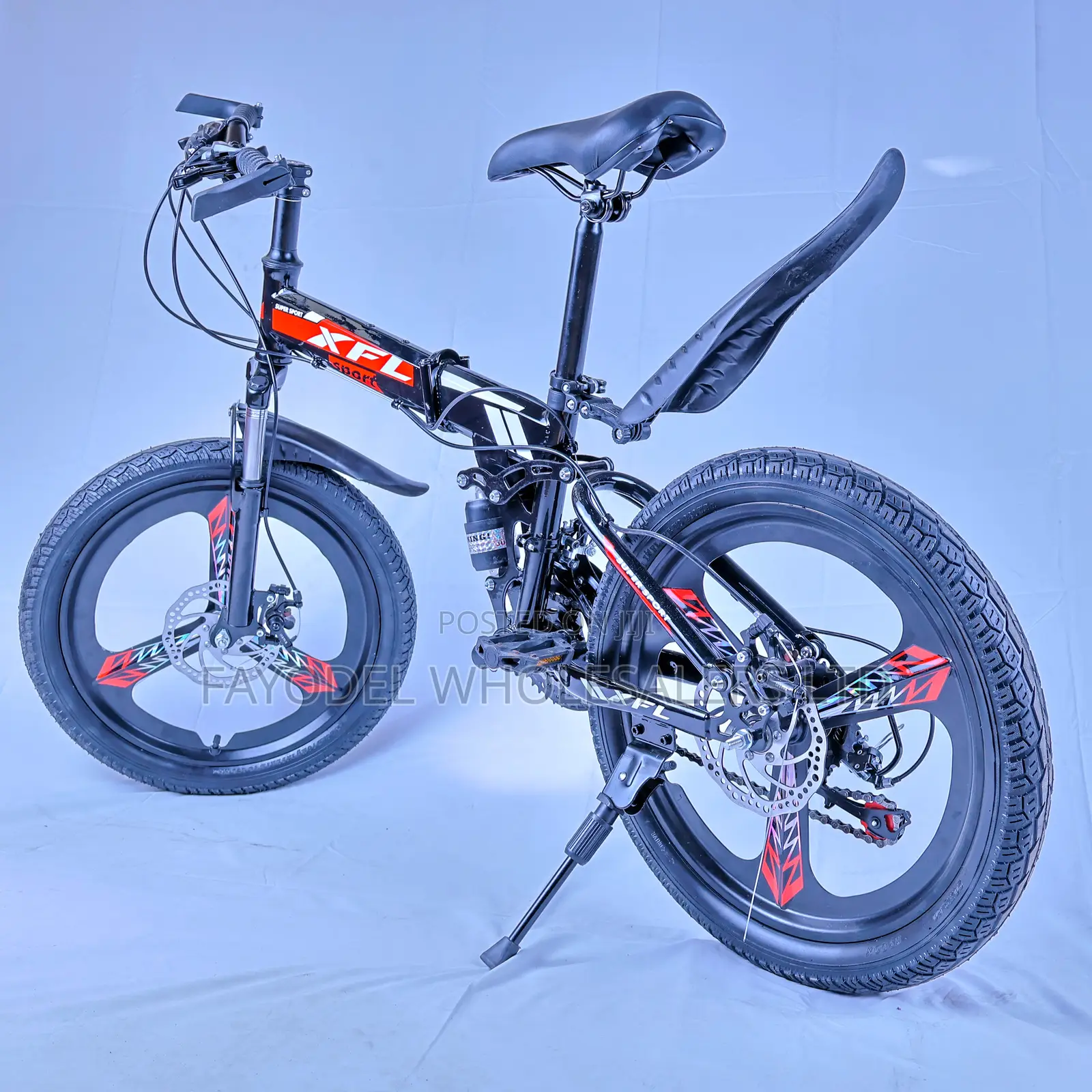 High-Performance Black Red XFL Foldable-Size 20