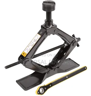 A Metallic Scissor Jack With 2 Ton