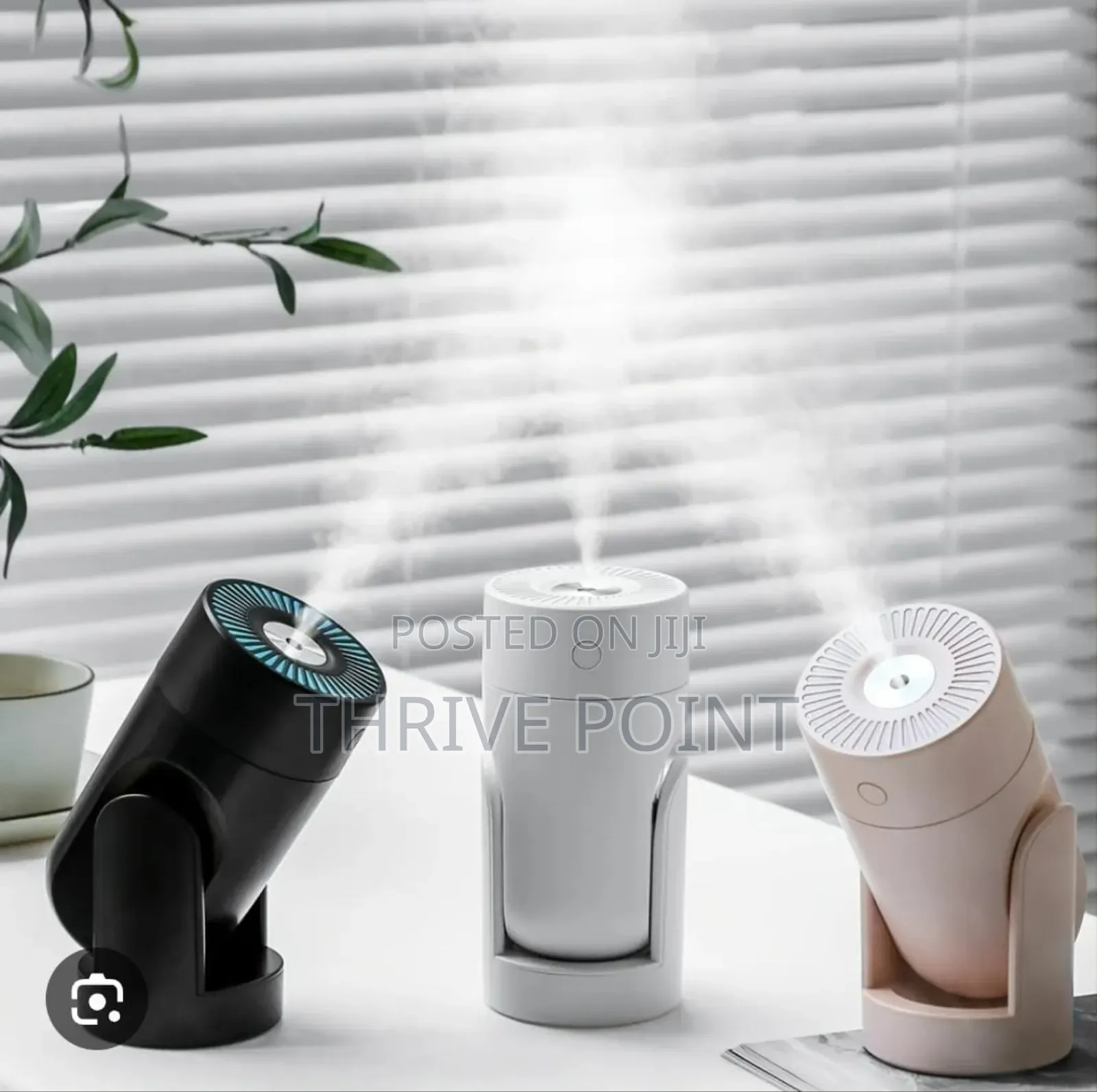 7 Lights Adjustable Angle 220ml Shaking Head Humidifier