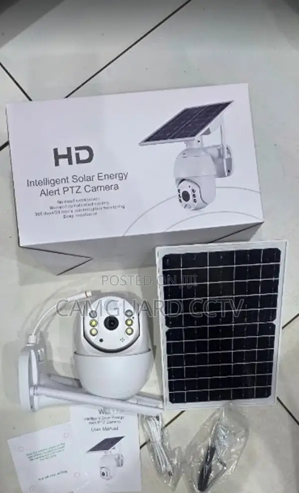Outdoor 4g GSM Sim Card Solar System PTZ Security Camera