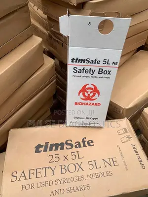 Biohazard/ Safety Box/ Sharp Box/ Sharps Disposal Container 5-Litres